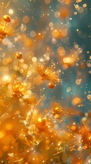 Digital fireworks with sparklers in the light abstract graphic poster background