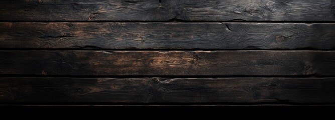 Fototapeta premium Dark, Rustic Wooden Planks with Visible Grain