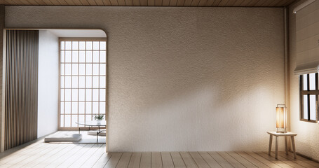 Japan style living area in living room japan style and decoration.