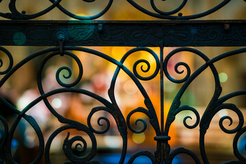 Ornate Metalwork Close-Up