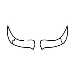 Fototapeta premium cow wildlife animal line icon vector. cow wildlife animal sign. isolated contour symbol black illustration