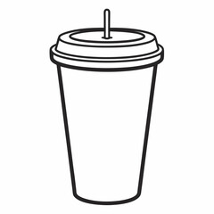 A tumbler art vector illustrator