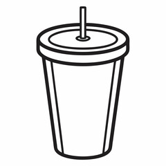 A tumbler art vector illustrator