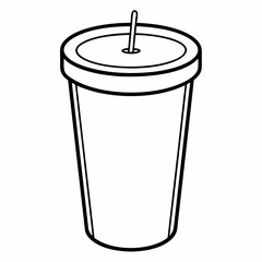 A tumbler art vector illustrator