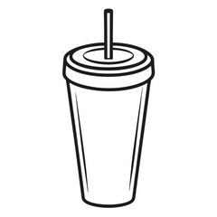 A tumbler art vector illustrator
