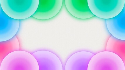 frame with circles