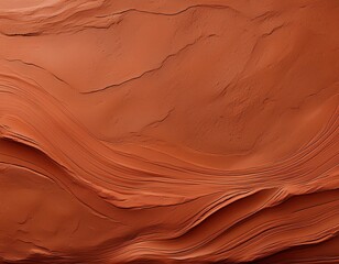 Abstract terracotta and clay pottery texture with smooth and rough patches - Artisan ceramic background.