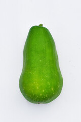 Benincasa hispida on isolated white background