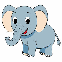 Elephant art vector illustrator