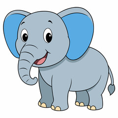 Elephant art vector illustrator