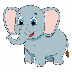 Elephant art vector illustrator