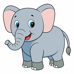 Elephant art vector illustrator