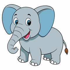 Elephant art vector illustrator