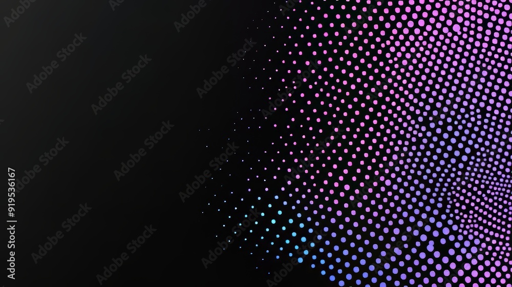 Poster abstract background with dots and lines interwoven. 3d rendering.