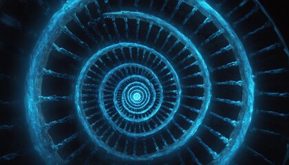 Dna strand symbolizes the intersection of digital technology and scientific discovery 16