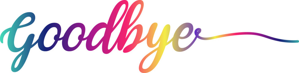 vector illustration background goodbye, Time to say goodbye