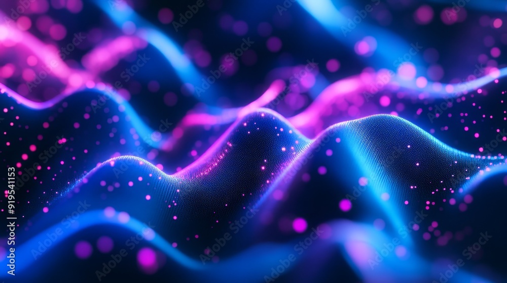 Poster dots and lines connecting networks. technology background. plexus. big data background. 3d rendering
