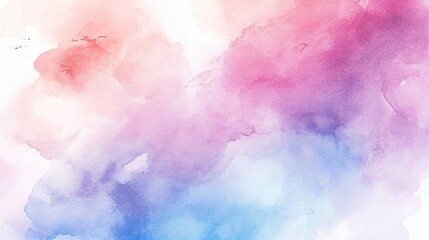 Fototapeta premium How about: Abstract watercolor background with clouds and a pastel color palette, featuring a vintage and artistic feel?