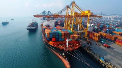 Port featuring AI-driven inspection equipment and cutting-edge digital customs processing