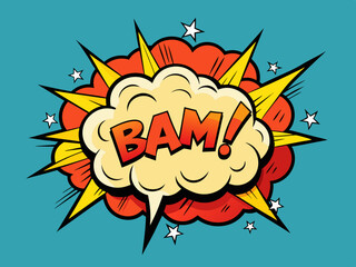 Comic bomb explosion. Cartoon brawl cloud with feet and legs. Speech explode bubbles, circle burst with bam, pow, boom, crash and bang for comic books. Vector set
