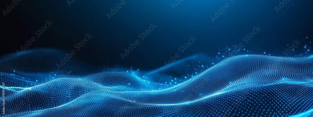 Poster 3d hexagon abstract background. analysis and automation of stock data. big data.