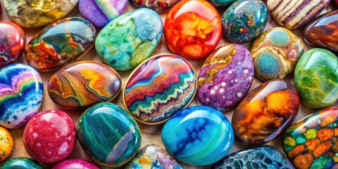Natural mineral stone for jewelry making, featuring vibrant colors and unique patterns, mineral stone, jewelry, gemstone