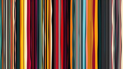 Obraz premium Vertical lines in various colors create an abstract, vibrant composition that captures attention and evokes energy