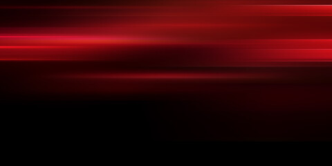 Abstract red lines. Light stripes with speed effect