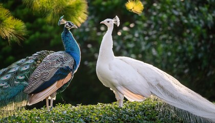 Fototapeta premium peacock in the park