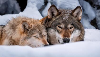 Obraz premium wolf in winter