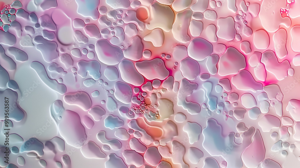 Poster intricate pastel-colored abstract background pattern