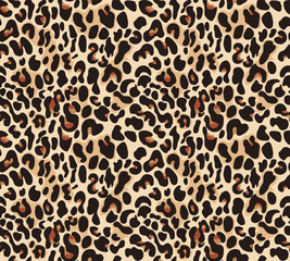 
leopard pattern vector seamless background, stylish modern design with spots