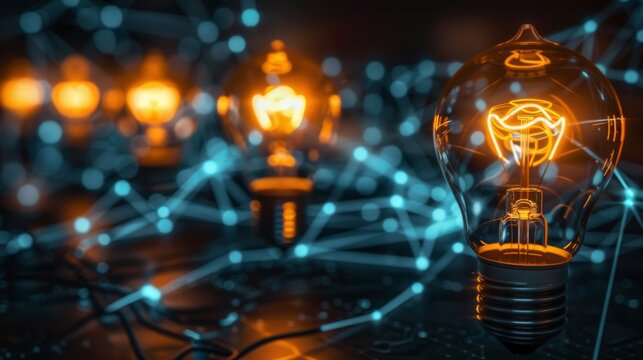 Transforming Darkness into Light: The Symbolism of Connectivity and Creativity.