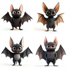 3D Cartoon Cute Funny Bat