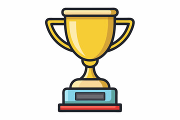 Golden champions cup award icon