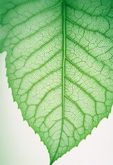 Fototapeta premium close-up green leaf texture