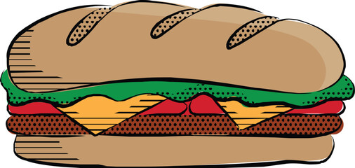 Illustration of Hoagie