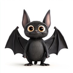 Fototapeta premium 3D Cartoon Cute Funny Bat