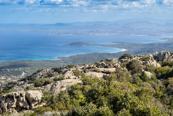 Views from Monte moro summit, Sardinia island