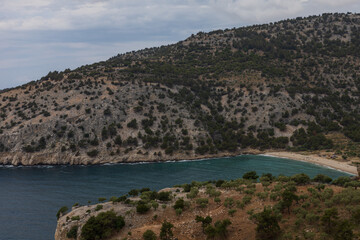 Seascape on the island of Thassos - Greece - Archangelos monastery area