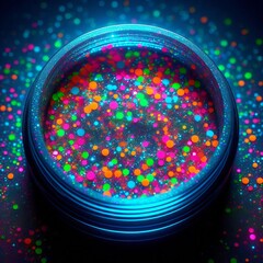 25 6 Neon Glitter vibrant and fluorescent glitter in bold neon c