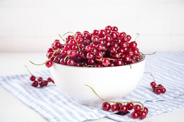 Raw organic red currant bowl