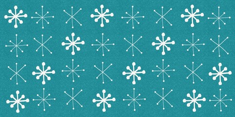 Atomic 50's Background Pattern - Blue