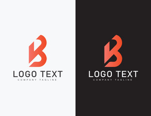 Abstract logo design with B letter © Tushar