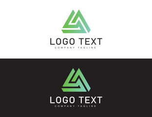 Abstract logo with icon design