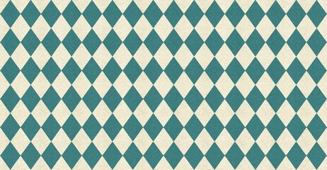 vintage 1950's style geometric diamond pattern