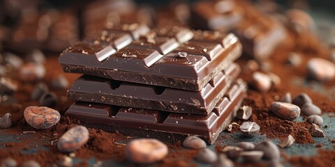 National Chocolate Day chocolate bars and cocoa, October 28th