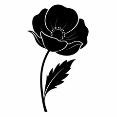 Poppy Black silhouette