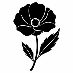 Poppy Black silhouette