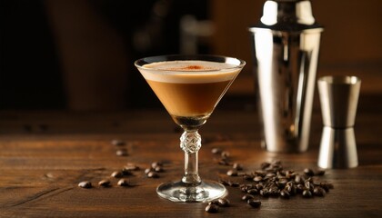 coffee latte in glass